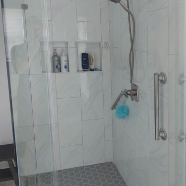 Bathroom shower - AFTER